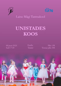 Kevadkontsert 08.juuni 2025 kell 17.00 Endla Teatris – UNISTADES KOOS